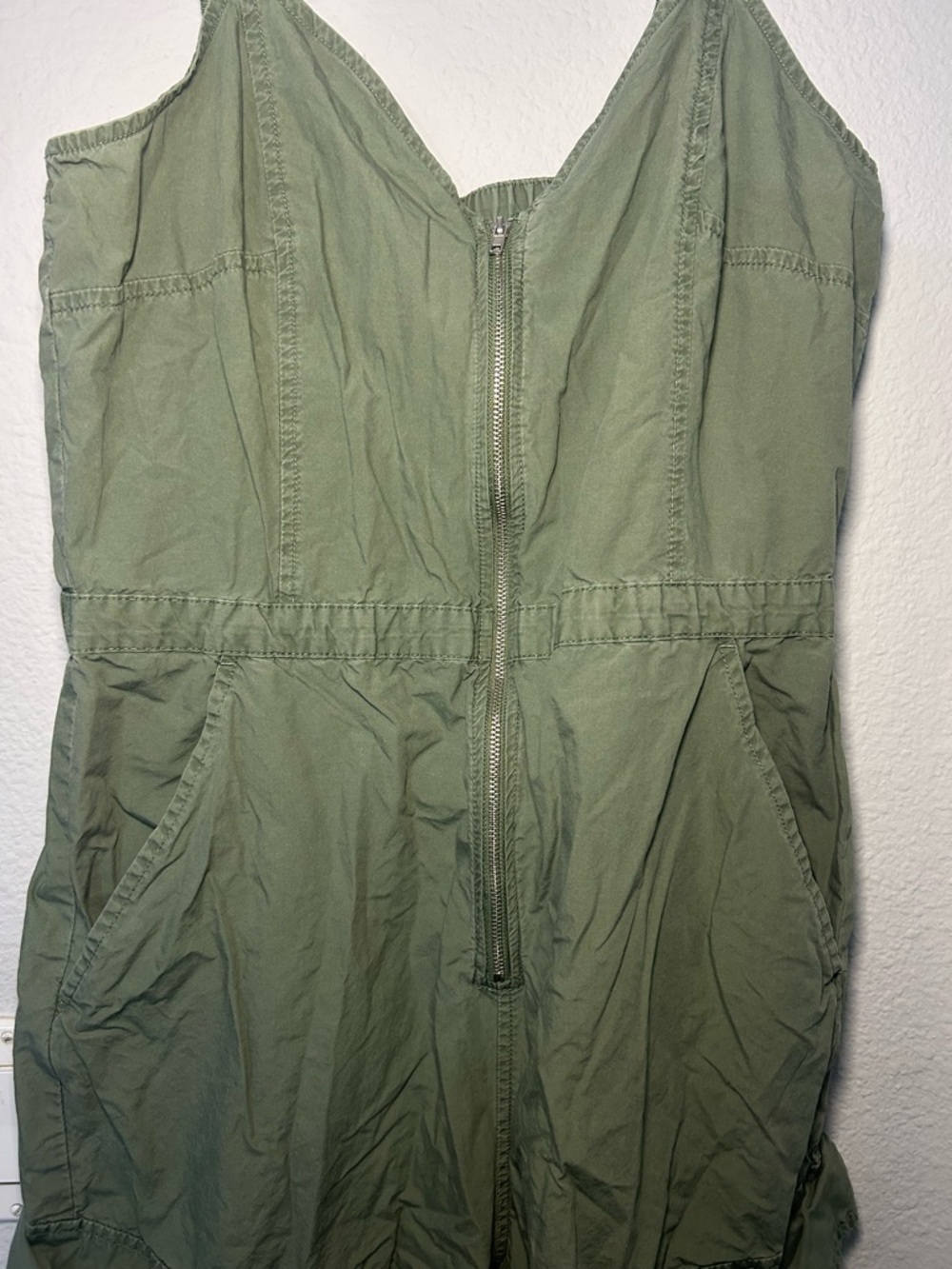 Universal Thread Olive Utility Cargo Jumpsuit - Picture 4 of 12